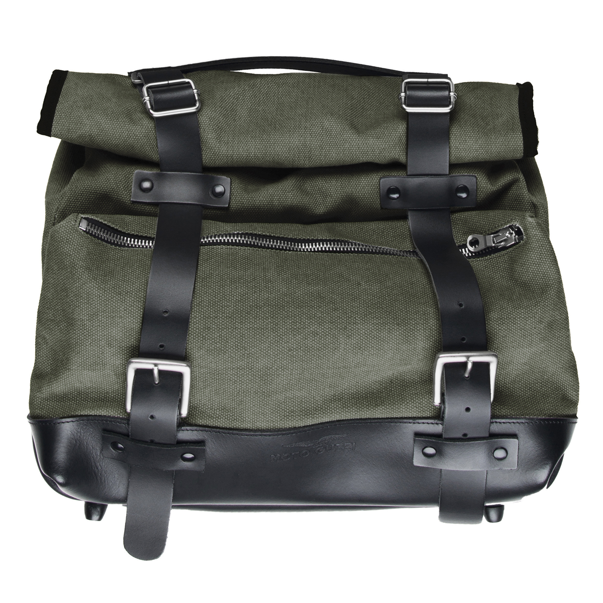 CANVAS SIDE BAG - LEFT SIDE - MILITARY GREEN - 2S001421