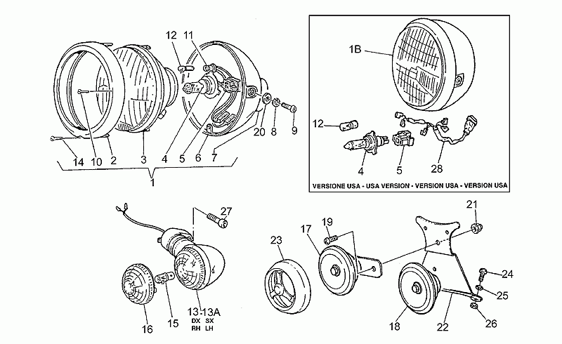 RH front turn indicator
