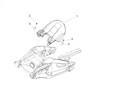 Rear mudguard