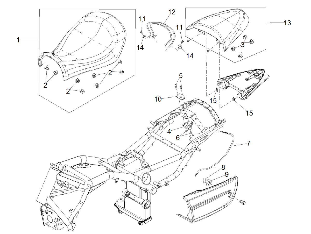 Driver saddle