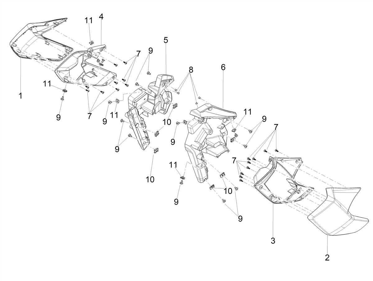 RH fairing closure