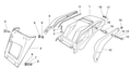 LH rear cover chromate