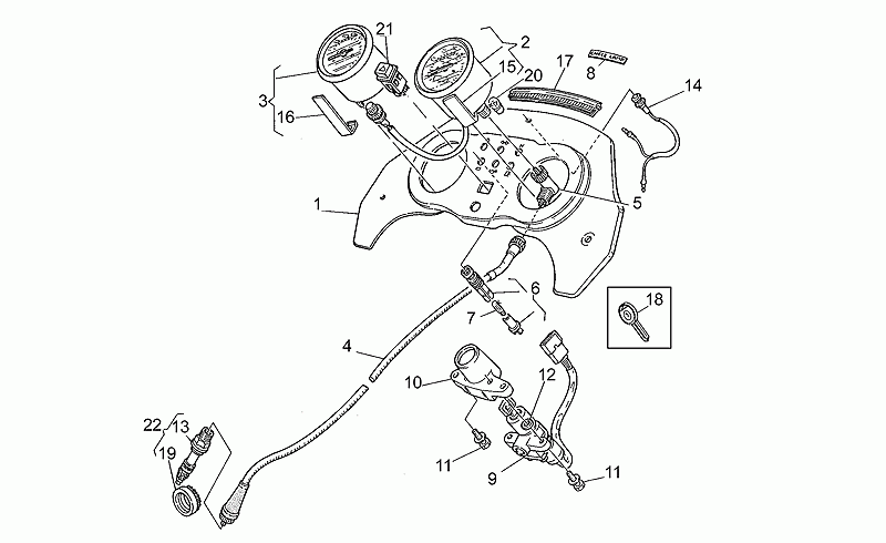 Tachometer MOTOPLAT