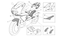 Front mudguard, carb.