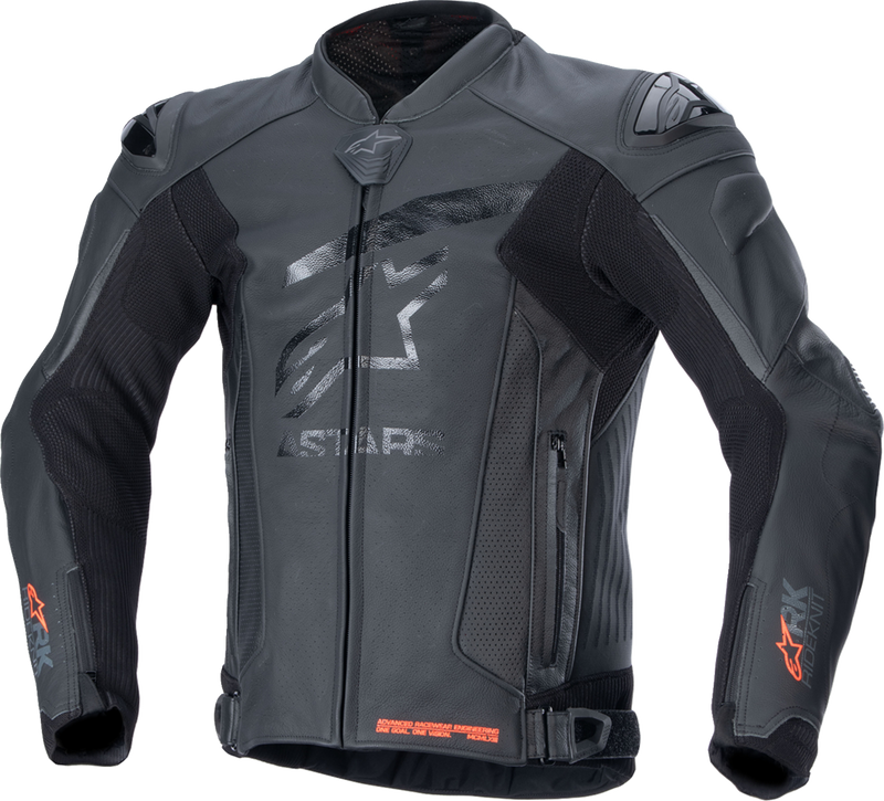 Alpinestars GP Plus R v4 Rideknit® Leather Jacket - Black/Black