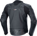 Alpinestars GP Plus R v4 Rideknit® Leather Jacket - Black/Black