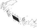 Radiator cover SX