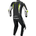 Alpinestars GP Tech v5 1-Piece Leather Suit - Black/White/Yellow Fluo