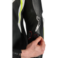 Alpinestars GP Tech v5 1-Piece Leather Suit - Black/White/Yellow Fluo