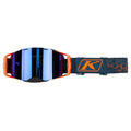 Hex Striking Petrol Smoke Blue Mirror