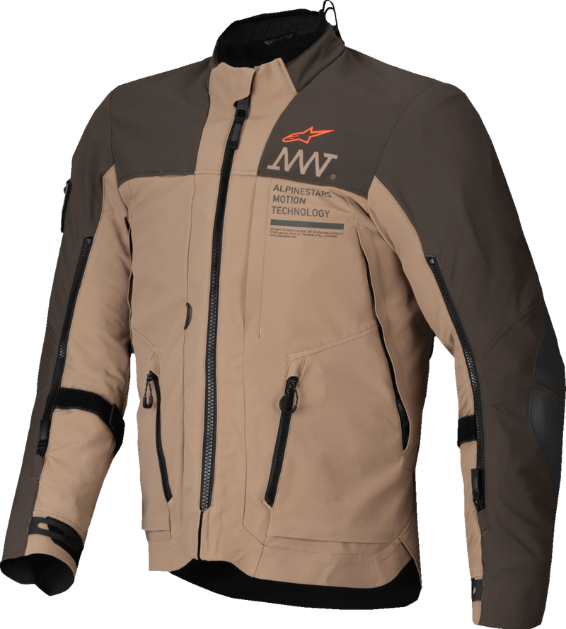 Alpinestars AMT-8 Stretch Drystar® XF Jacket - Dark Brown/Dark Khaki