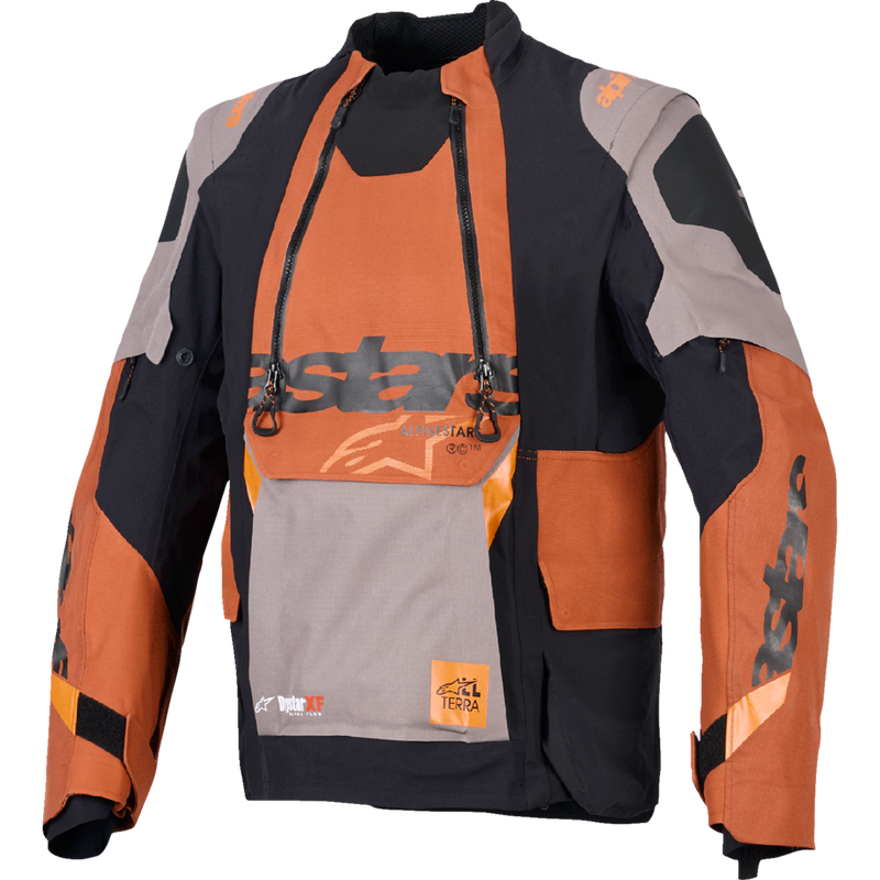 Alpinestars Halo Pro Drystar® XF Laminated Jacket - Walnut/Rust/Black