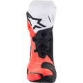 Black + Fluorescent Red + White