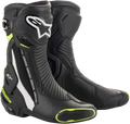 Black + Fluorescent Yellow + White