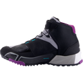 Black + Gray + Purple + Teal