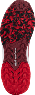 Bright Red + Dark Red + White