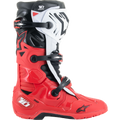 Black + Bright Red + White