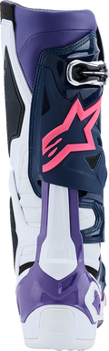 Fluorescent Pink + Navy + Violet + White