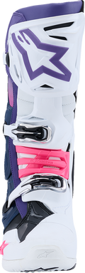 Fluorescent Pink + Navy + Violet + White
