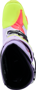 Diva Pink + Fluorescent Yellow + Purple