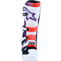 Blue + Fluorescent Red + Purple + White