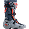 Dark Gray + Fluorescent Red + Medium Gray