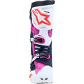 Black + Dark Blue + Fuchsia + White