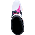 Black + Dark Blue + Fuchsia + White