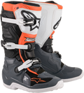 Black + Fluorescent Orange + Gray + White