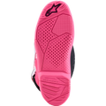 Black + Fluorescent Pink + White