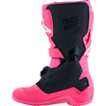 Black + Fluorescent Pink + White