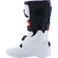Black + Dark Blue + Purple + White