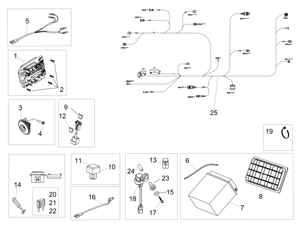 Engine wiring