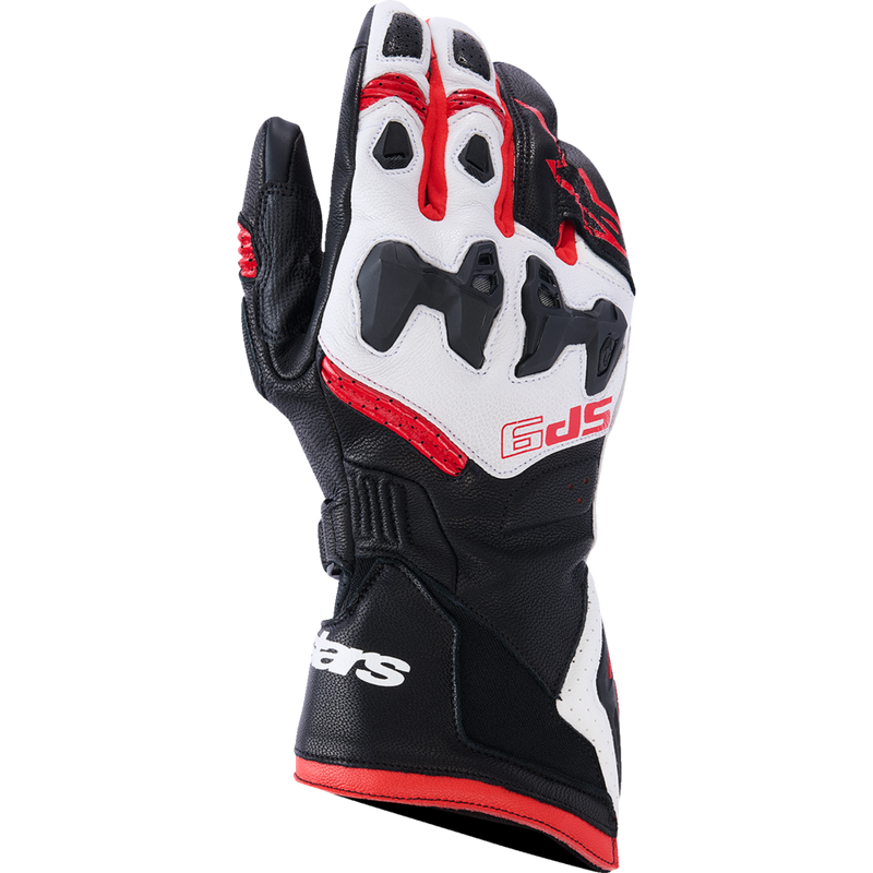 Alpinestars SP-9 Gloves - Black/White/Bright Red