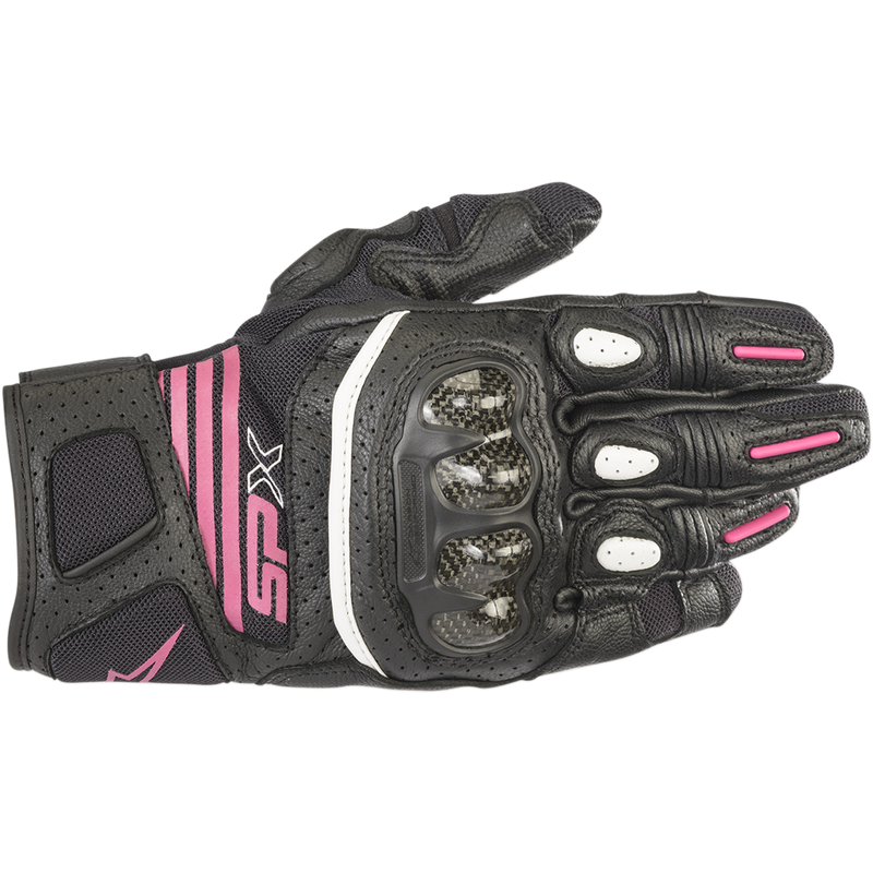 Alpinestars Stella SPX Air Carbon V2 Gloves - Black/Fuchsia