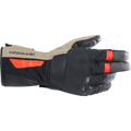 Alpinestars Denali Aerogel Drystar® Gloves - Black/Dark Khaki/Fluo Red