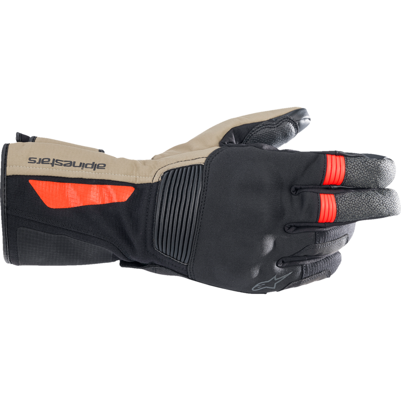 Alpinestars Denali Aerogel Drystar® Gloves - Black/Dark Khaki/Fluo Red