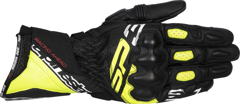 Alpinestars SP-3 Gloves - Black/Fluo Yellow/White