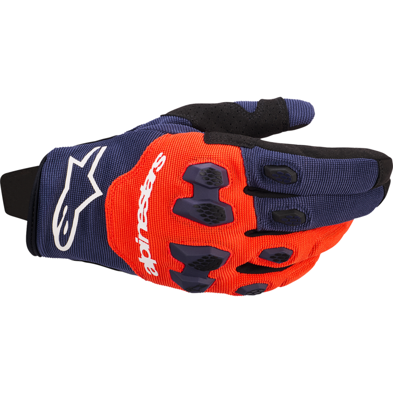 Alpinestars Pro-Dura Gloves - Navy/Hot Orange/White