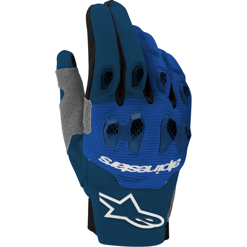 Alpinestars Pro-Dura Gloves - Navy/Bright Blue/White
