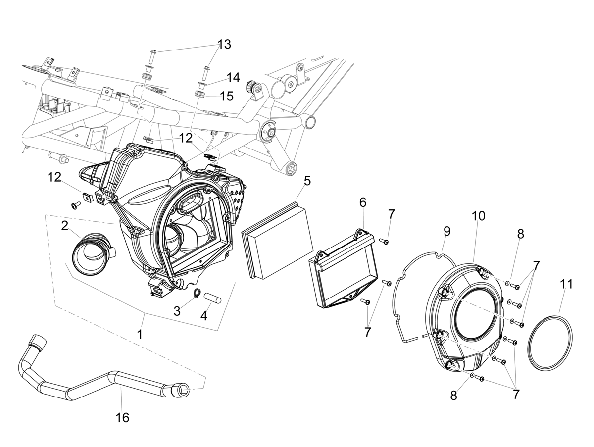 Throttle body hose