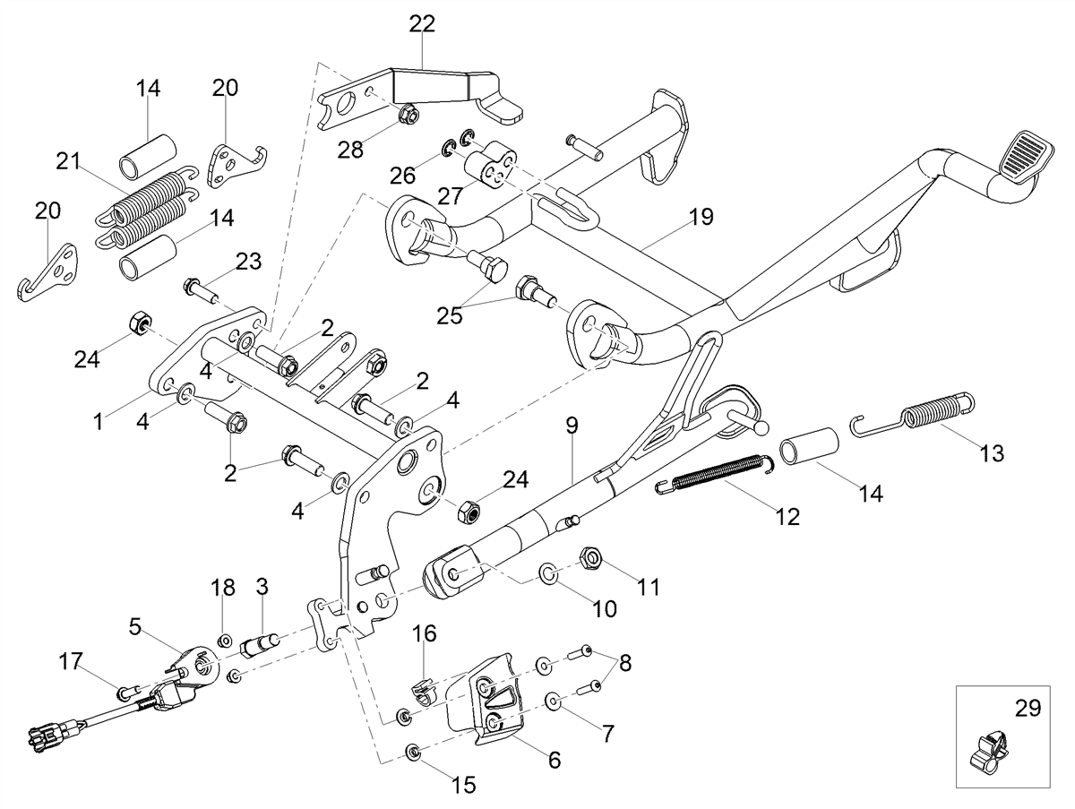 Spring coupling plate