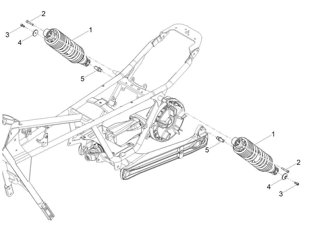 Rear shock absorber