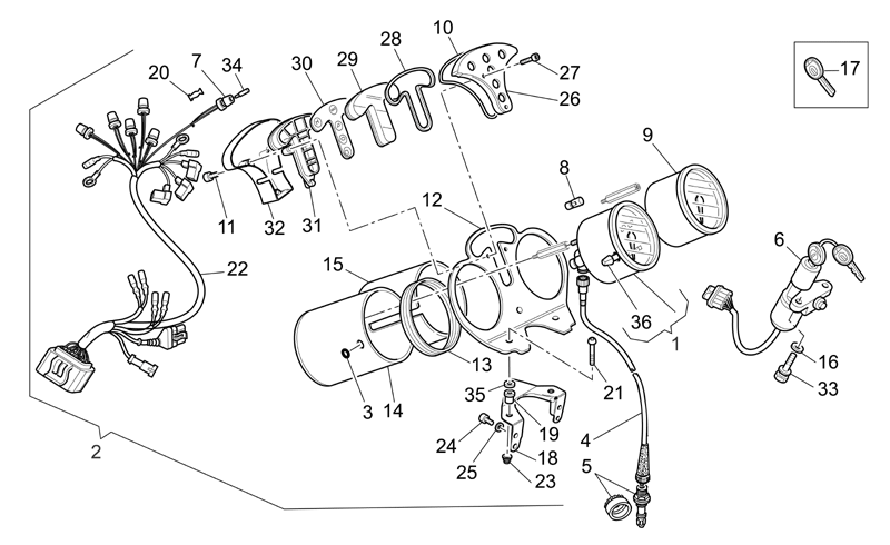 Main switch - steering lock