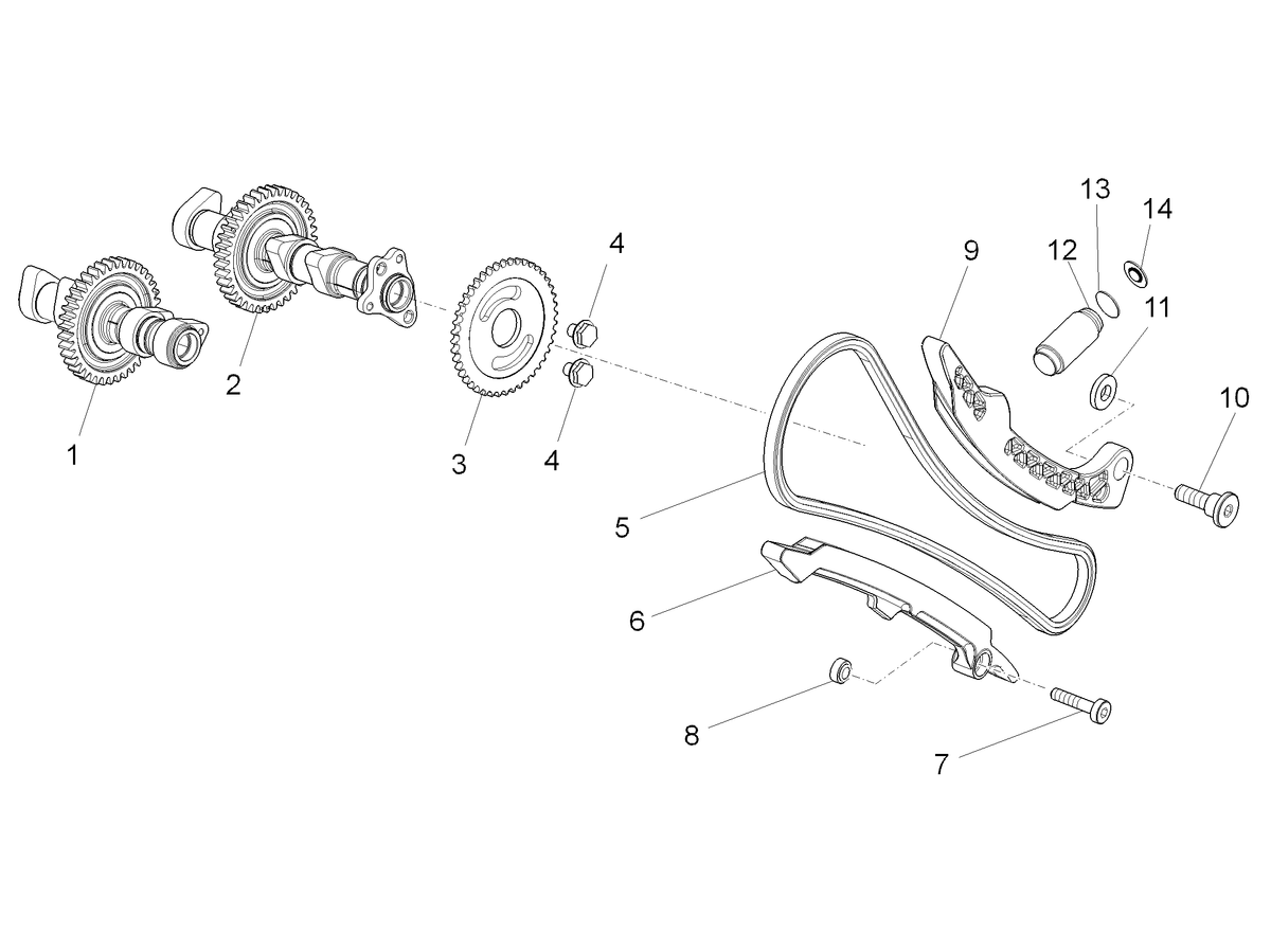 Chain guide plate