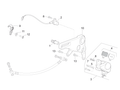 Rear brake caliper support