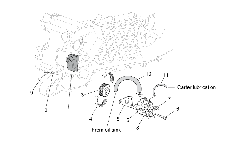 Oil pump assy.