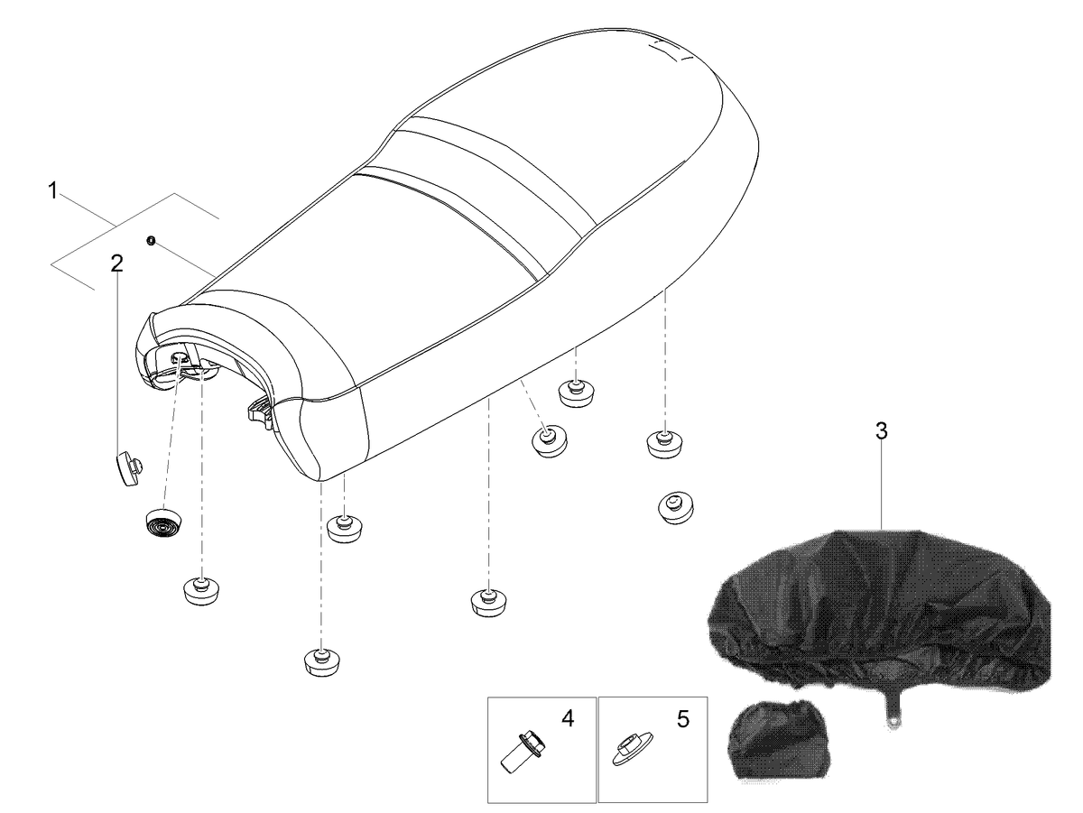 Protective saddle cover