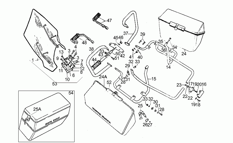 Footrest support