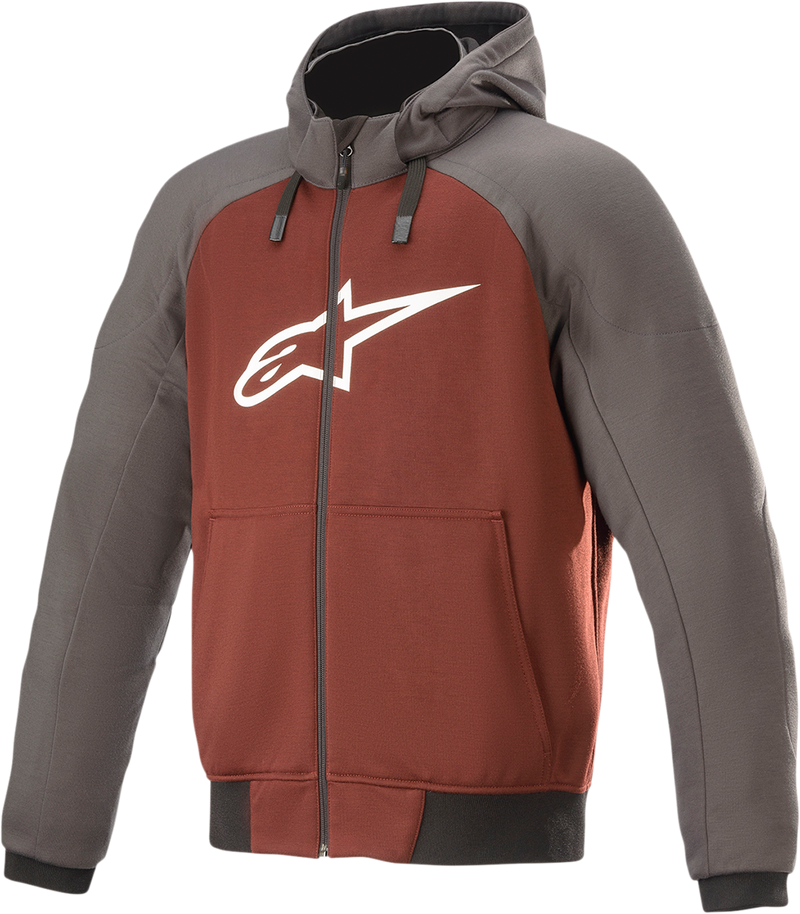 Alpinestars Chrome Hoodie - Gray/Burnt Orange